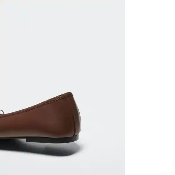 Zapato Paso Chocolate Talla 42 Mujer Mango