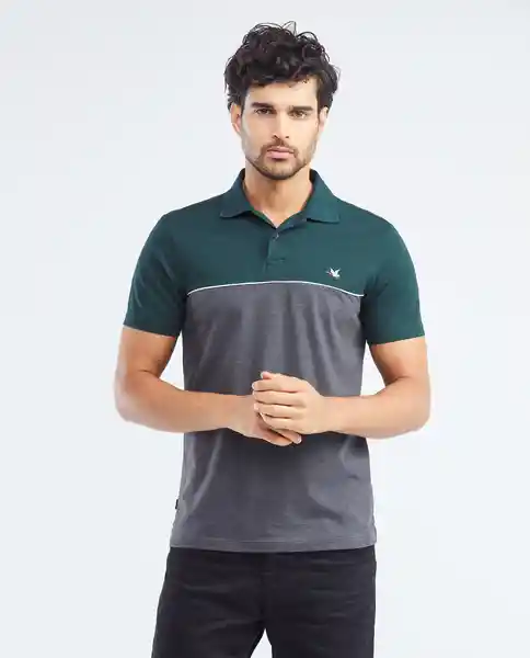 Camiseta Polo Verde Galloway Ultraoscuro Talla L Chevignon