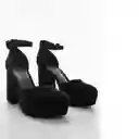 Zapatos Gloria Negro Talla 35 Niñas Mango