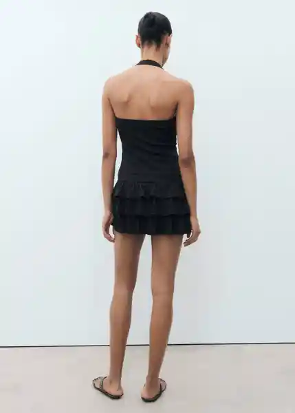 Vestido Giuseppe Negro Talla M Mujer Mango