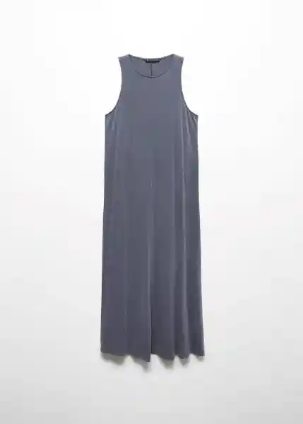 Vestido Amaya Azul Talla L Mujer Mango