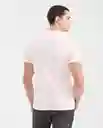 Camiseta Embroidered Masculino Rosa Nouveau Claro T M Chevignon