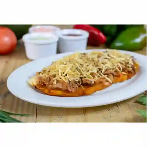 Patacón de Pollo Desmechado