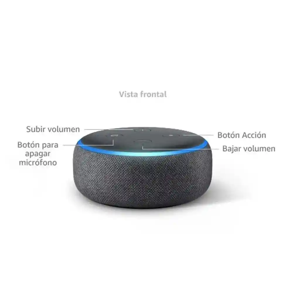 Amazon Altavoz Inteligente Echo Dot Tercera Generación con Alexa