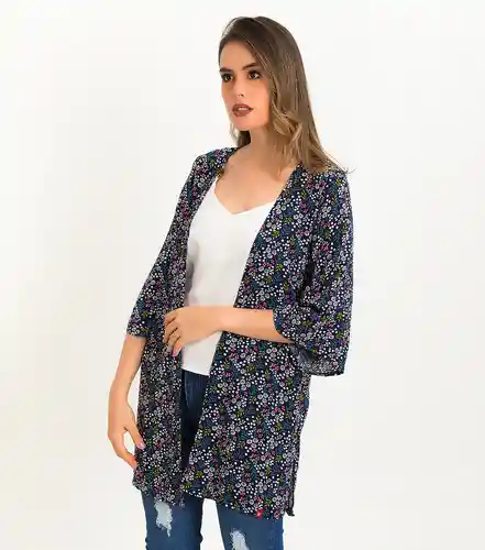 Unser Cárdigan Azul Talla S 822437