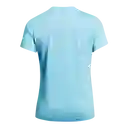 Under Armour Camiseta Tech Ssc Twist Azul Para Mujer Talla SM