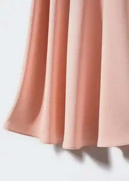 Vestido Lima-H Rosa Talla L Mujer Mango