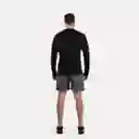 Reebok Pantaloneta Para Entrenamiento Hombre Color Gris Talla S