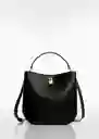 Bolso G Miguel Negro Mujer Mango