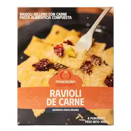 Pomodoro Gourmet Raviolis Rellenos de Carne