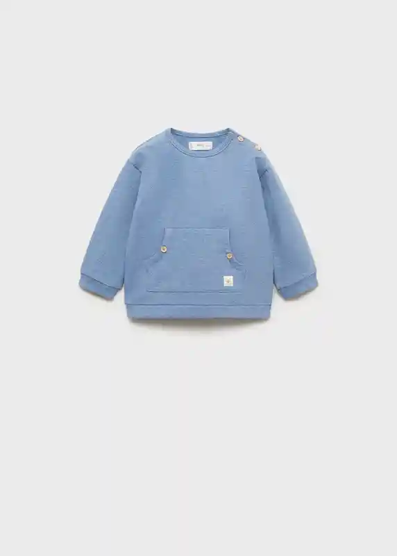 Sudadera Blues Azul Talla 63 Niños Mango