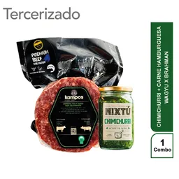 Combo Chimichurri Mixtu + Kampos Carne Hamburguesa