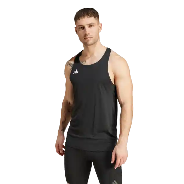Adidas Camiseta Adizero e Correr Negro Im8586.Snglt Talla L