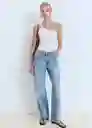 Top Bea Blanco Talla L Mujer Mango