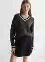 Saco Jersey Soho Gris Oscuro Talla 21 Teen Niñas Mango