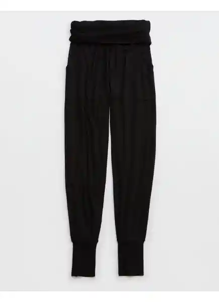 Pantalón de Pijama Aerie Negro Talla SMALL American Eagle