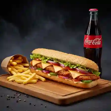 Combo Pollo Apanado 21 Cm
