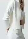 Saco Tejido Mujer Crudo Puro Claro Talla S 582G036 Naf Naf