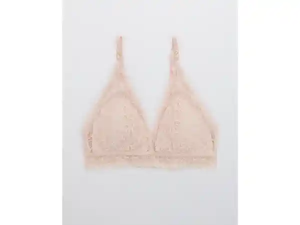 American Eagle Bralette Free-To-Be Escotado Rosa Sorbete Medium