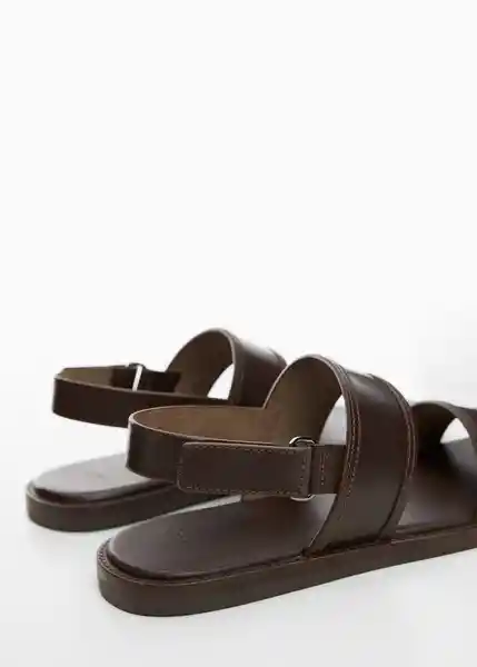 Sandalias Romana Chocolate Talla 44 Hombre Mango