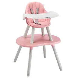 Bebesit Silla Comedor 3 en 1 Baby Desk Rosada