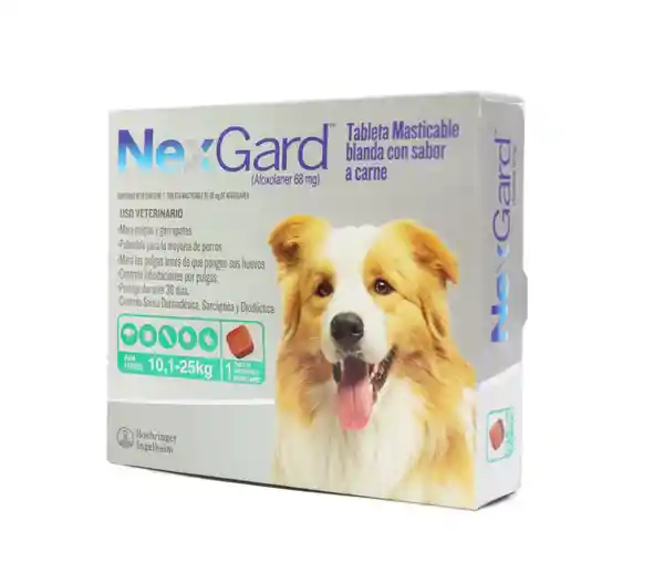 Nexgard Antipulgas Para Perro 10.1-25 Kg 3 g