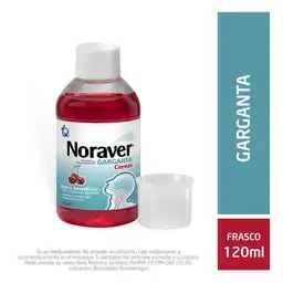 Noraver Garganta Solución Bucal con Sabor a Cereza (1.4 mg)
