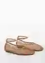 Zapatos Fiore1 Camel Talla 41 Mujer Mango