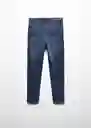 Jean Slim Tejano Oscuro Talla 06 Niños Mango