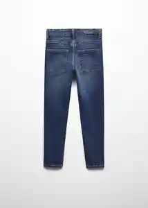 Jean Slim Tejano Oscuro Talla 06 Niños Mango