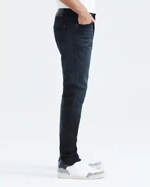 Jean Slim Fit - Famous Azul Dark Ultraoscuro T 34/32 Chevignon