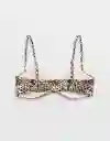 Top de Bikini Aerie Beige Talla: SMALL 5626158 American Eagle