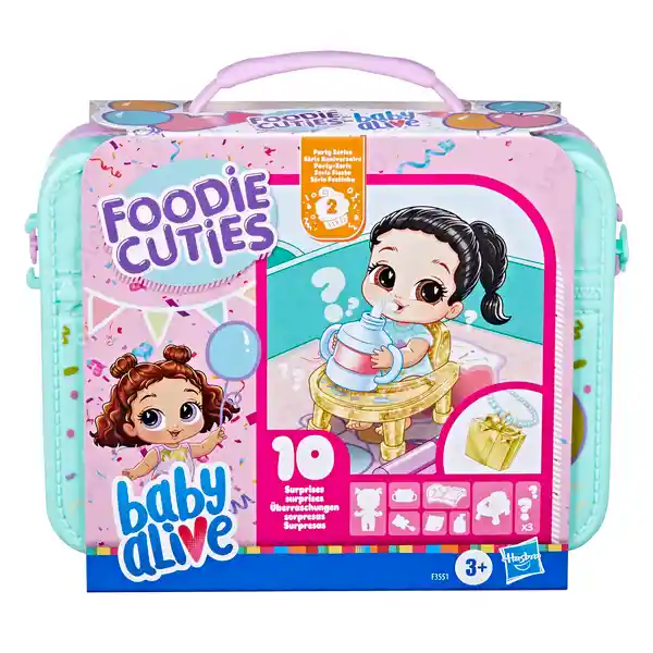 Baby Alive Muñeca Foodie Cuties Serie Dulce 10 Sorpresas