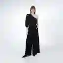 Pantalón Palazzo Pliegues y Bolsillos Negro 12 Fuera de Serie