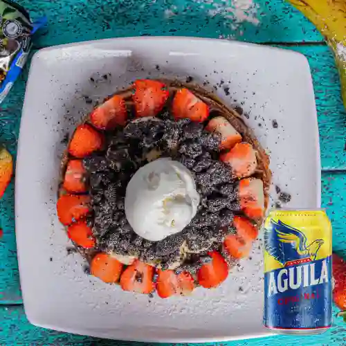 Combo Waffle Toche + Cerveza Aguila Original Lta 330ml