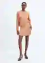 Falda Phill Peach Talla M Mujer Mango