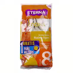 Eterna Guantes Cocina Antides Talla 8.5 + Paño Multiusos