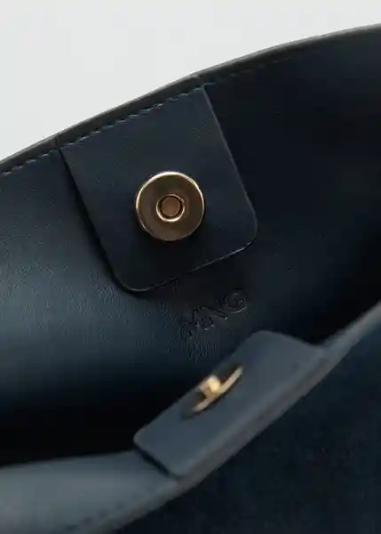 Bolso M Casa Navy Mujer Mango