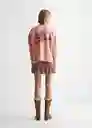 Buzo de Sudadera Gold Rosa Talla 19 Mango Teen Girl Mango