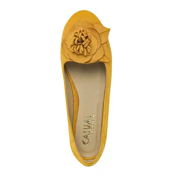 Croydon Baletas Michelle Mujer Amarillo Talla 35