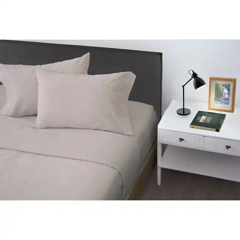 Whitecap Set Juego de Cama Estampado Gray Doble