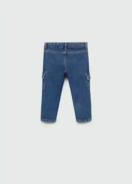 Jean Cargo7 Tejano Medio Talla 97 Niños Mango