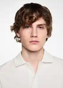 Camisa Polo Slim Off White Talla 21 Teen Niños Mango