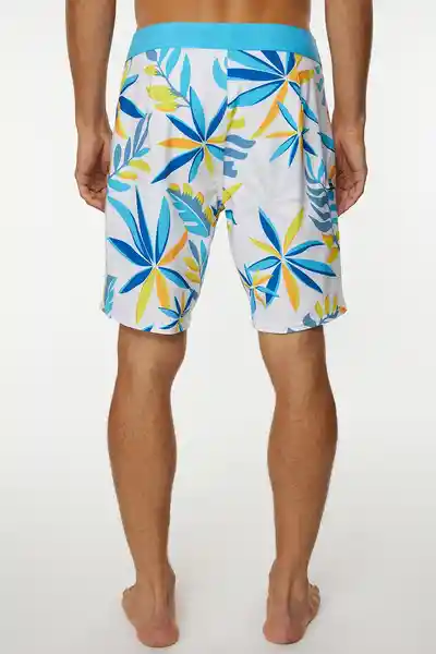 ONeill Short de Baño Hyperfreak Late Drop Am Blanco Talla 38