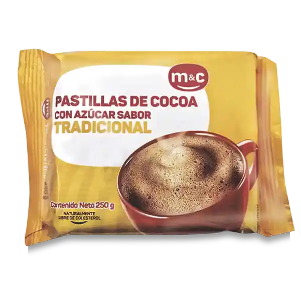 M&c Pastillas De Cocoa Con Azúcar Sabor Tradicional