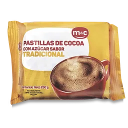 M&c Pastillas De Cocoa Con Azúcar Sabor Tradicional
