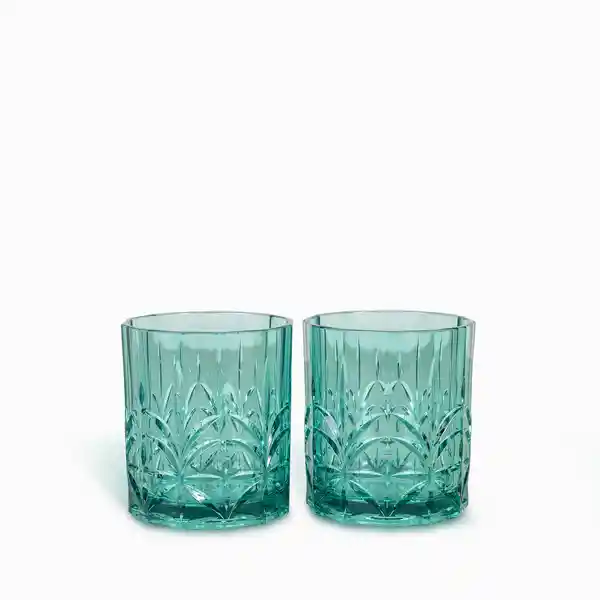 Set Vaso Agata Azul Ambiente Gourmet