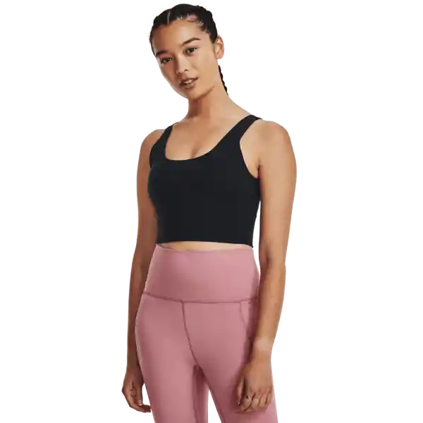 Under Armour Crop Meridian Fitted Mujer Negro LG 1379153-001