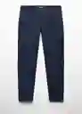 Pantalón Barna Navy Talla 48 Hombre Mango