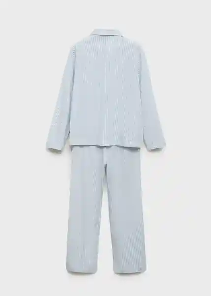 Pijama Pack Soft Celeste Talla 08 Niños Mango